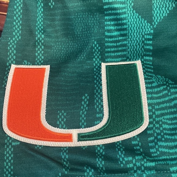 NWOT Men’s Adidas University of Miami -Celebrating Black Culture Athletic Shorts - Picture 10 of 11